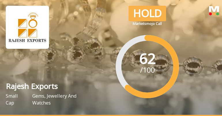 Rajesh Exports Sees Revision in Market Evaluation Amid Mixed Financial Signals