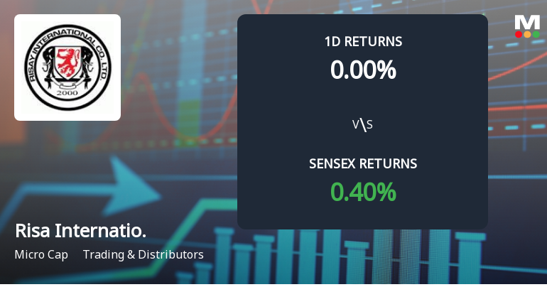 Risa International Faces Intense Selling Pressure Amid Prolonged Downtrend