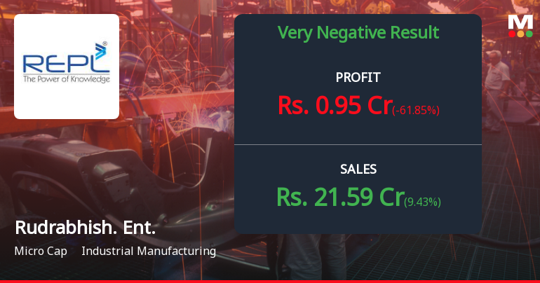 Rudrabhishek Enterprises Q2 FY26: Profit Plunges 76% as Margins Compress Sharply