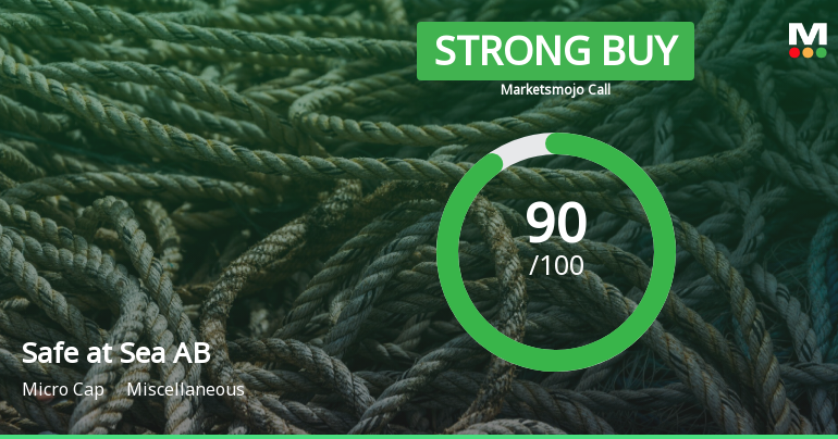 Safe at Sea AB Experiences Positive Valuation Shift Amid Unique Financial Metrics