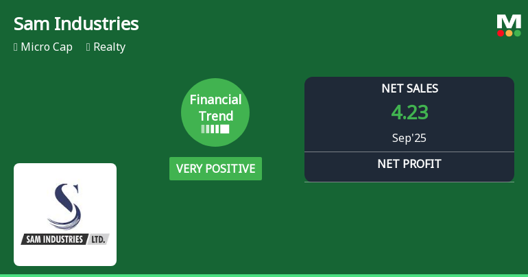 Sam Industries Quarterly Financial Trend Shifts Amid Mixed Market Returns