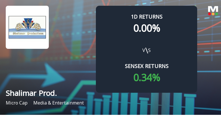 Shalimar Productions Ltd Faces Significant Selling Pressure, Hits New 52-Week Low of Rs. 0.49