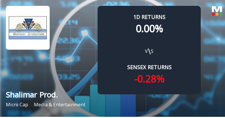 Shalimar Productions Ltd Faces Significant Selling Pressure, Hits New 52-Week Low of Rs. 0.49