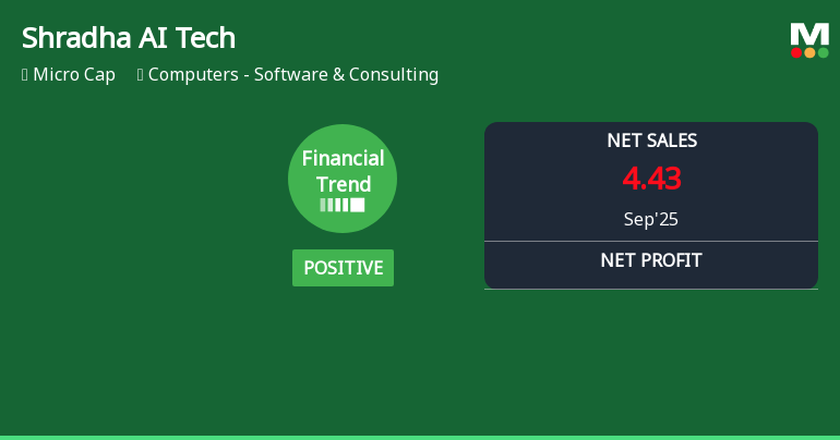 Shradha AI Technologies Faces Financial Challenges Amidst Strong Sales Growth