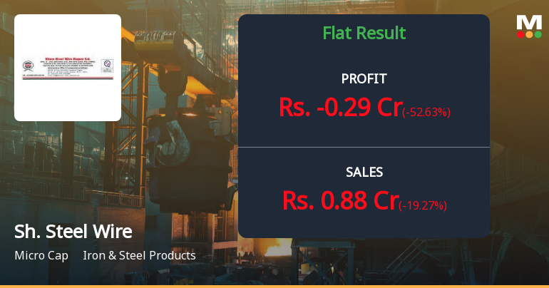 Shree Steel Wire Ropes Q2 FY26: Mounting Losses Signal Deepening Crisis