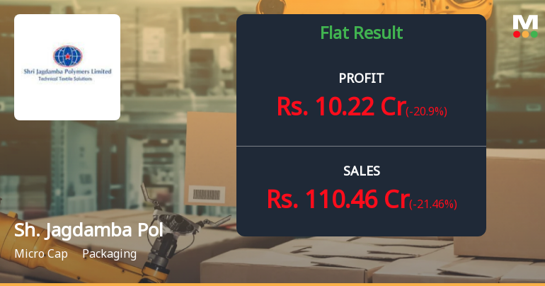 Shri Jagdamba Polymers Q2 FY26: Profit Slumps 36% Despite Stable Margins