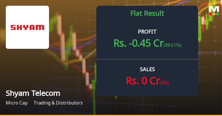 Shyam Telecom Q2 FY26: Mounting Losses Signal Deepening Distress for Micro-Cap Telecom Equipment Trader