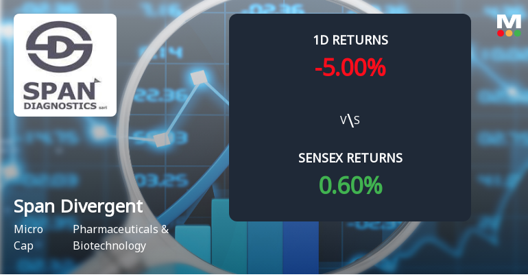 Span Divergent Faces Intense Selling Pressure Amid Lower Circuit Lock