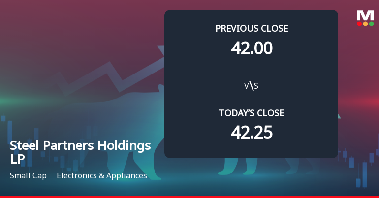 Steel Partners Opens Weak with 5.94% Gap Down Amid Market Concerns