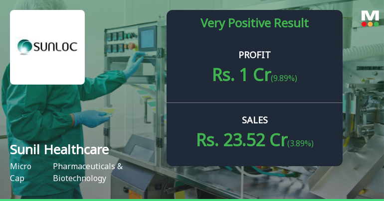 Sunil Healthcare Q2 FY26: Micro-Cap Pharma Returns to Profit After Three-Quarter Losing Streak