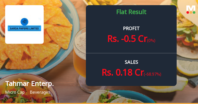 Tahmar Enterprises Q2 FY26: Mounting Losses Deepen as Revenue Collapses 92%