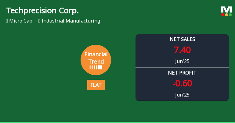 Techprecision Corp. Experiences Revision in Its Stock Evaluation Amid Financial Adjustments