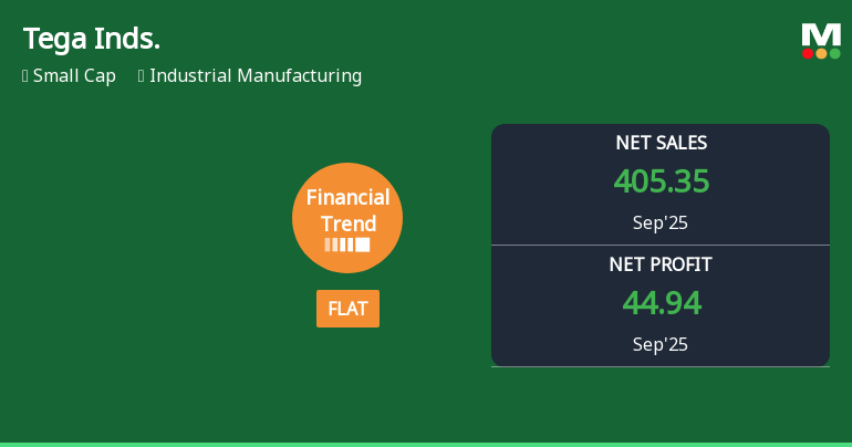 Tega Industries Shows Profit Growth Amid Mixed Financial Indicators and Market Resilience