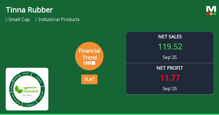 Tinna Rubber & Infrastructure Shows Stabilization Amid Mixed Financial Indicators
