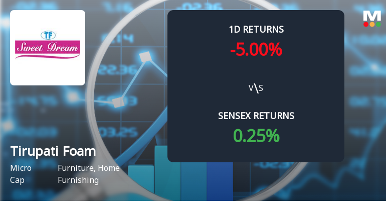 Tirupati Foam Faces Intense Selling Pressure Amid Consecutive Losses