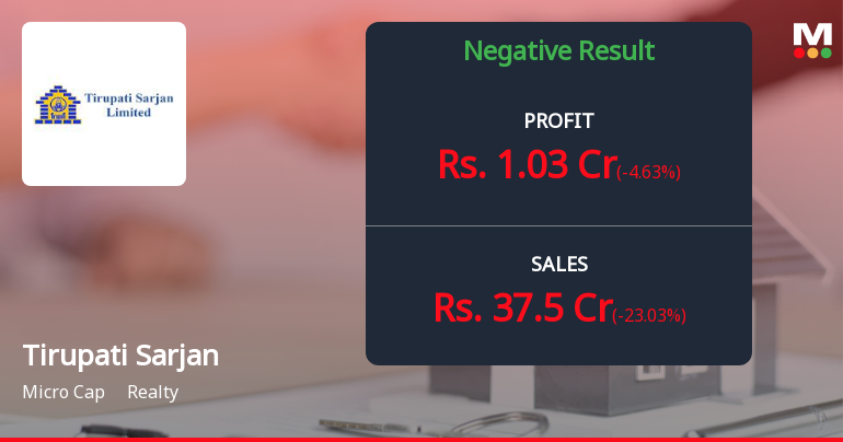 Tirupati Sarjan Q2 FY26: Revenue Decline and Margin Pressure Deepen Concerns