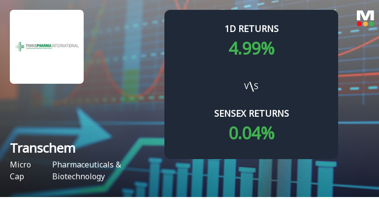 Transchem Transchem Surges to New 52-Week High Amid Unprecedented B...