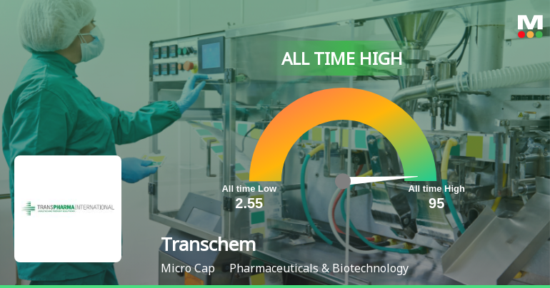 Transchem Transchem Stock Hits All-Time High at Rs. 91.15, Marking ...