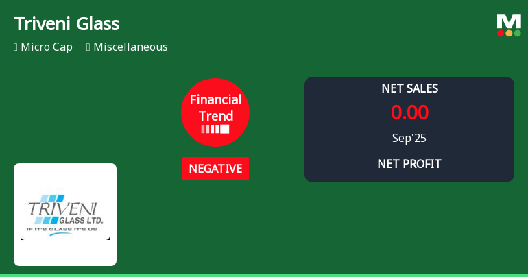 Triveni Glass Faces Financial Challenges Amid Declining Performance Metrics and Liquidity Issues