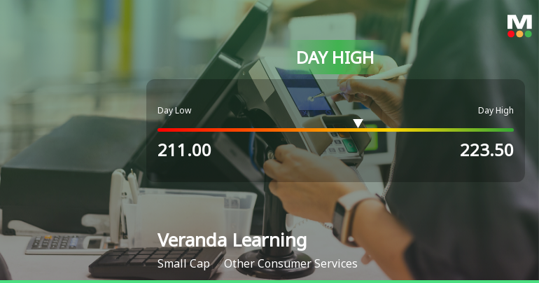 Veranda Learning Solutions Hits Intraday High with Strong Trading Momentum