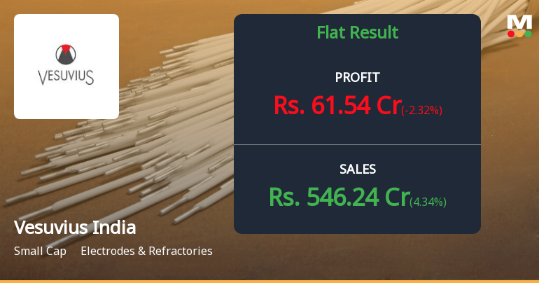 Vesuvius India Q2 FY26: Margin Pressures Offset Revenue Gains as Stock Languishes