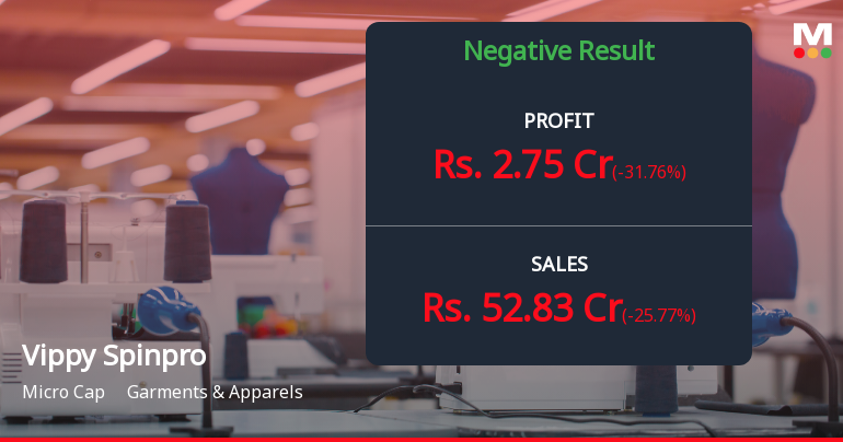 Vippy Spinpro Q2 FY26: Sharp Revenue Decline Triggers Profit Concerns Despite Margin Resilience