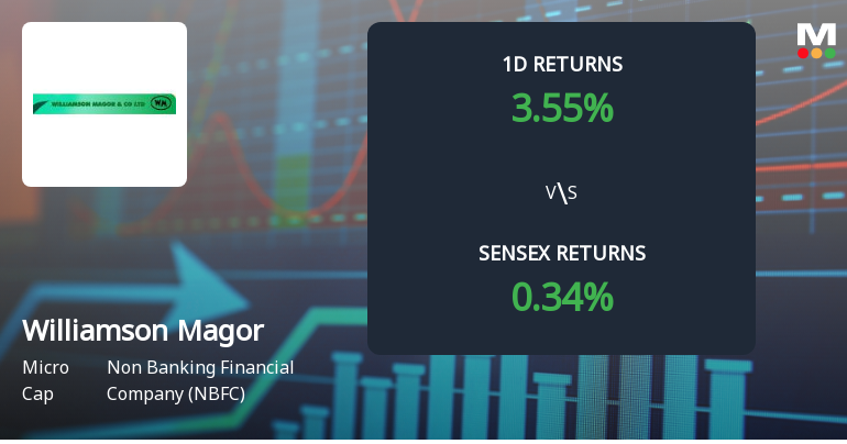 Williamson Magor & Company Ltd Faces Significant Selling Pressure with Year-to-Date Loss of 13.68%