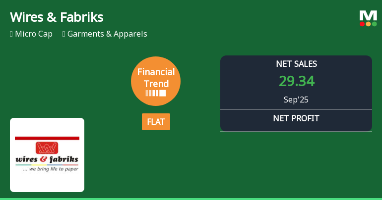 Wires & Fabriks Shows Stability Amid Rising Interest Expenses and Market Challenges