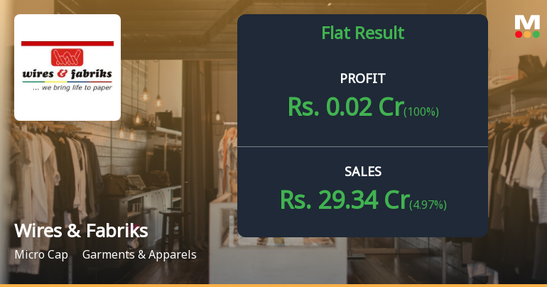 Wires & Fabriks Q2 FY26: Marginal Profits Mask Deeper Operational Struggles