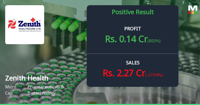 Zenith Health Care Q2 FY26: Profit Recovery Masks Deeper Revenue Concerns