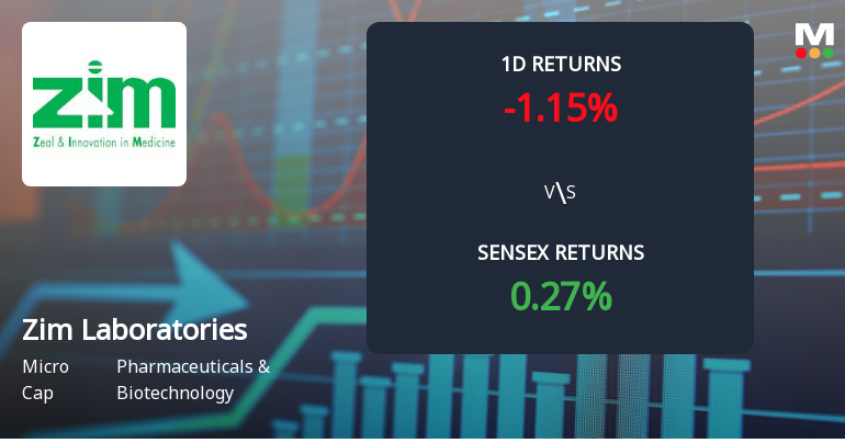 Zim Laboratories Faces Selling Pressure with Year-to-Date Losses of 31.56% Amid Declines