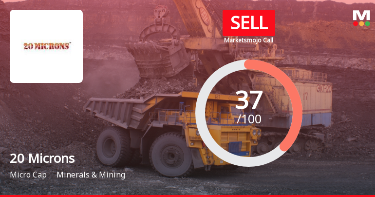 20 Microns Sees Revision in Market Evaluation Amidst Mixed Financial Signals