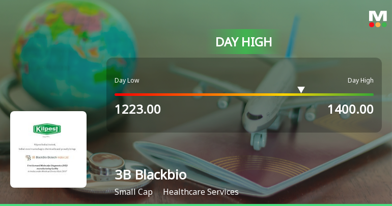 3B Blackbio DX Hits Intraday High with Strong 8.42% Surge in Healthcare Services Sector