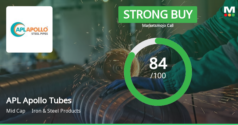 APL Apollo Tubes Sees Revised Market Evaluation Amid Strong Financials and Valuation Appeal