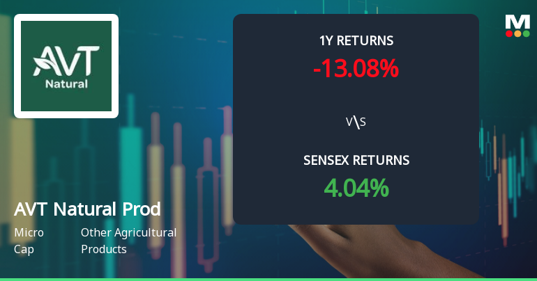 AVT Natural Products Shows Mixed Technical Signals Amid Mildly Bullish Momentum