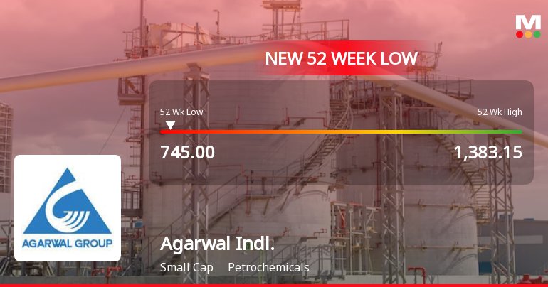 Agarwal Industrial Corporation Stock Hits 52-Week Low at Rs.745