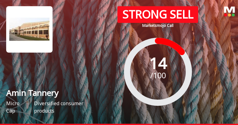 Amin Tannery Sees Revision in Market Assessment Amidst Challenging Fundamentals