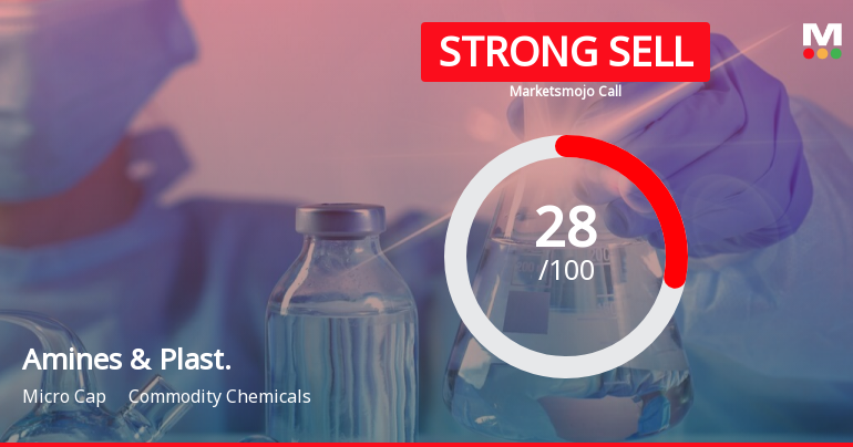 Amines & Plast. Sees Revision in Market Evaluation Amid Challenging Financial Trends