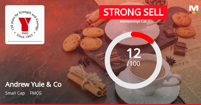 Andrew Yule & Co Sees Revision in Market Evaluation Amidst Challenging Financials