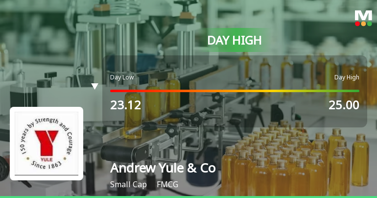 Andrew Yule & Company Hits Intraday High with Strong Trading Momentum
