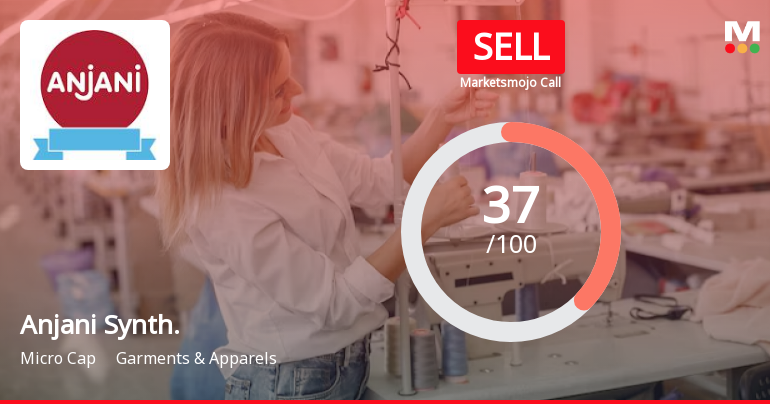 Anjani Synth. Sees Revision in Market Evaluation Amid Mixed Financial Indicators