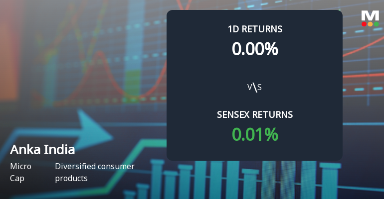 Anka India Faces Intense Selling Pressure Amid Lower Circuit Status