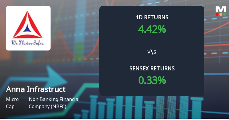 Anna Infrastructures Faces Intense Selling Pressure Amid Lower Circuit Lock