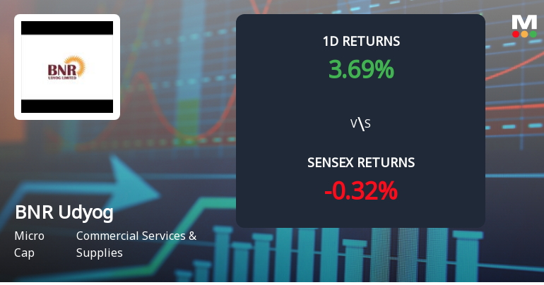 BNR Udyog Faces Intense Selling Pressure Amid Consecutive Losses
