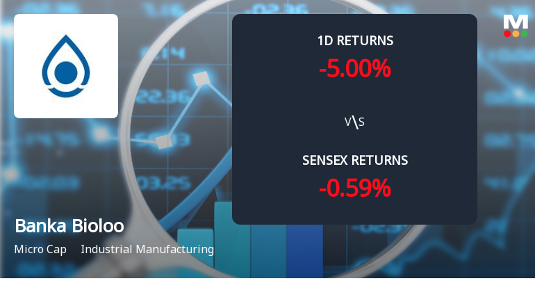 Banka Bioloo Faces Intense Selling Pressure Amid Consecutive Losses