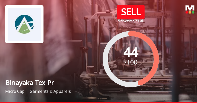 Binayaka Tex Pr Sees Revision in Market Evaluation Amid Mixed Financial Signals