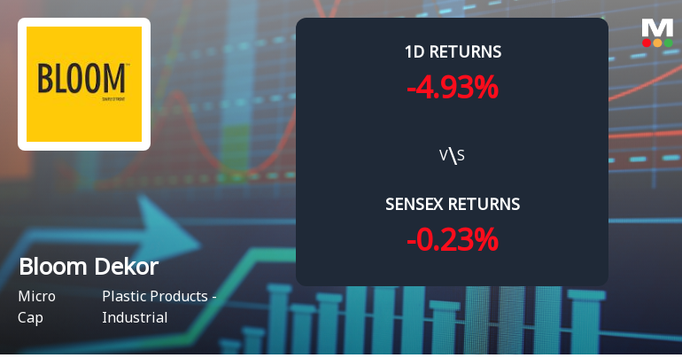 Bloom Dekor Faces Intense Selling Pressure as Stock Hits New 52-Week Low