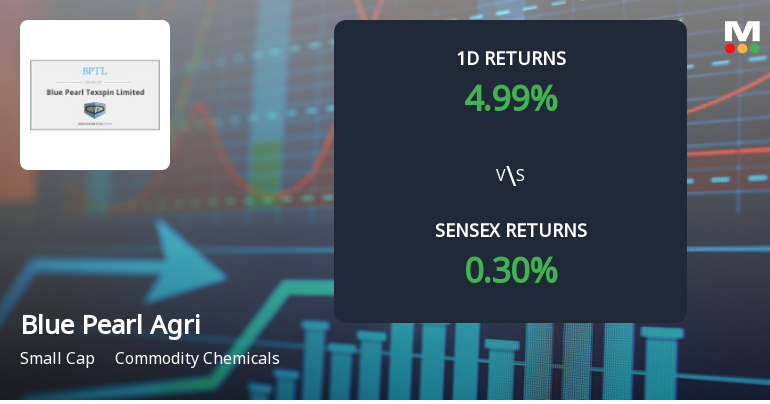 Blue Pearl Agriventures Surges with Unprecedented Buying Interest, Eyeing Multi-Day Upper Circuit