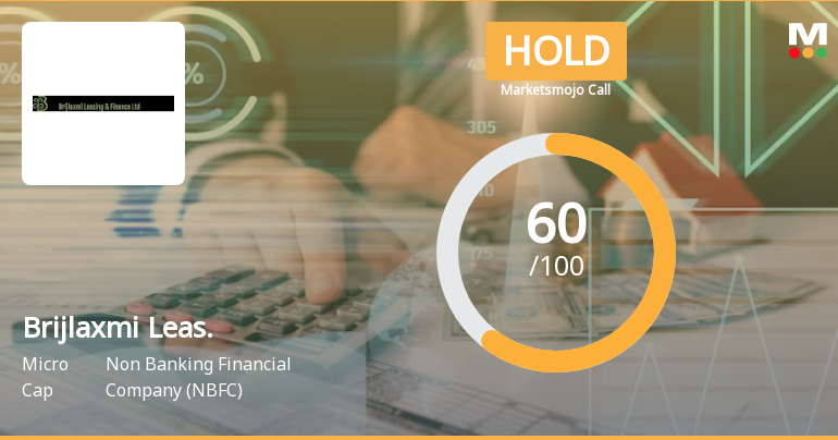 Brijlaxmi Leasing & Finance Ltd is Rated Hold