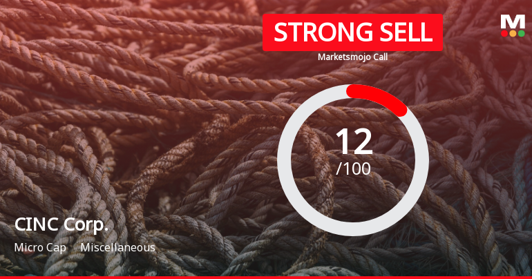 CINC Corp. Faces Significant Financial Challenges Amid Evaluation Adjustment and Mixed Indicators